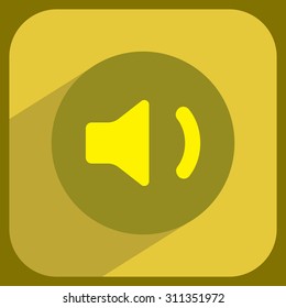 volume low sign, vector design for website 