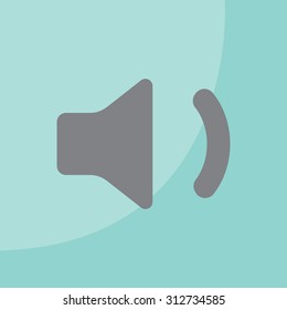 volume low sign, vector design for website 