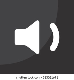 volume low sign, vector design for website 