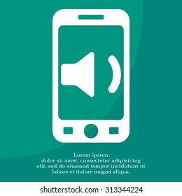 volume low sign, vector design for website 