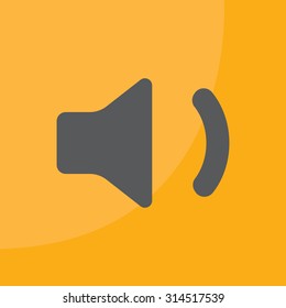volume low sign, vector design for website 