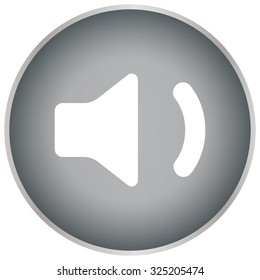 volume low sign, vector design for website 