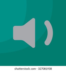 volume low sign, vector design for website 