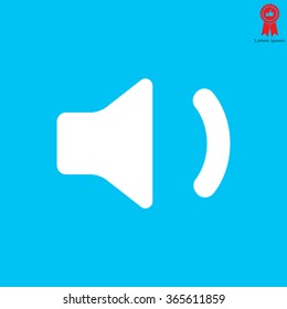 volume low sign, vector design for website 
