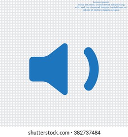 volume low sign, vector design for website 