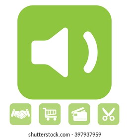 volume low sign, vector design for website 