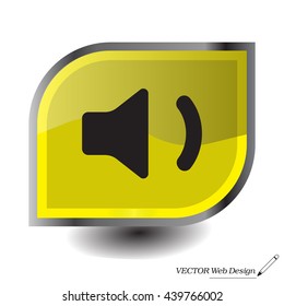 volume low sign, vector design for website 