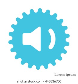 volume low sign, vector design for website 