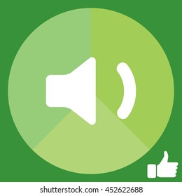 volume low sign, vector design for website 