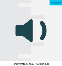volume low sign, vector design for website 