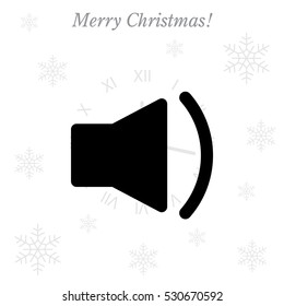 volume low sign, vector design for website 