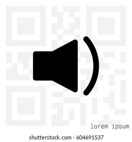 volume low sign, vector design for website 