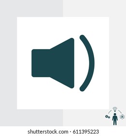 volume low sign, vector design for website 