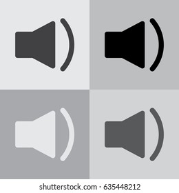volume low sign, vector design for website 