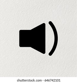 volume low sign, vector design for website 