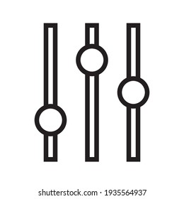 Volume Mixer Vector Icon. eps 10