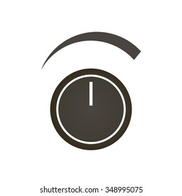   volume music control  icon, vector illustration. Flat design style