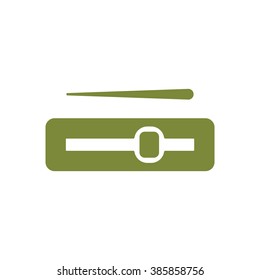   volume music control   icon vector illustration. Flat design  