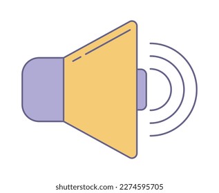 volume music isolated icon design