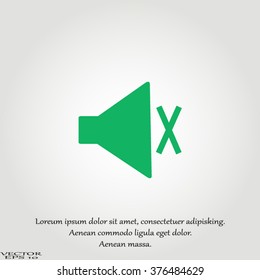 Volume mute icon