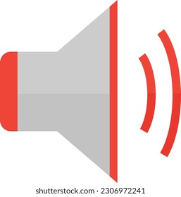 Lautstärkeregler-Lautsprechersteuersymbol
