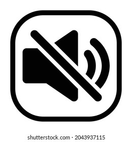 volumen de Icono. Rectángulo redondeado de estilo plano aislado en fondo blanco. Ilustración del vector