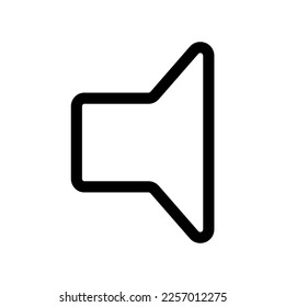 Volume off, mute, icon outline