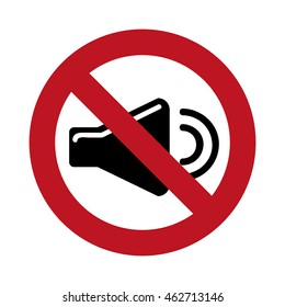 volume off sign icon vector illustration design