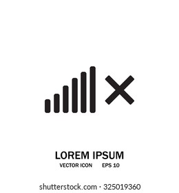 Volume Off symbol. 
