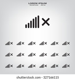 Volume Off symbol. 