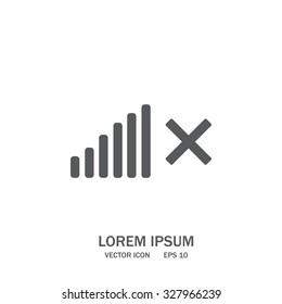 Volume Off symbol. 