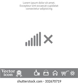 Volume Off symbol. 