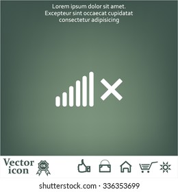 Volume Off symbol. 