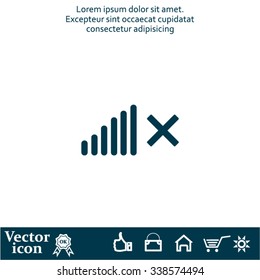 Volume Off symbol. 
