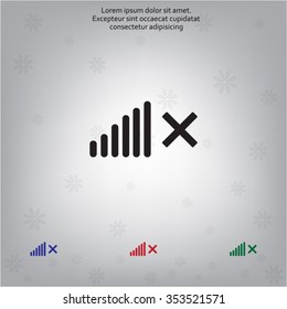 Volume Off symbol. 