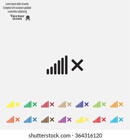 Volume Off symbol. 