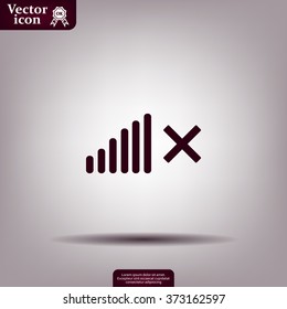 Volume Off symbol. 