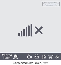 Volume Off symbol. 