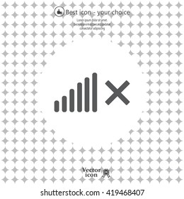 Volume Off symbol. 