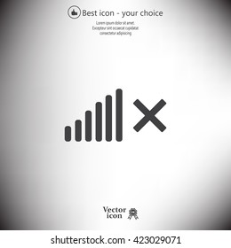 Volume Off symbol. 