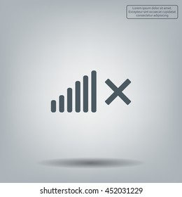 Volume Off symbol. 