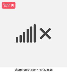 Volume Off symbol. 