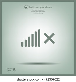 Volume Off symbol. 