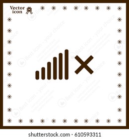 Volume Off symbol. 
