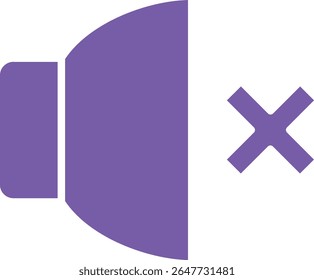 Volume Off vector icon. Can be used for printing, mobile and web applications.
