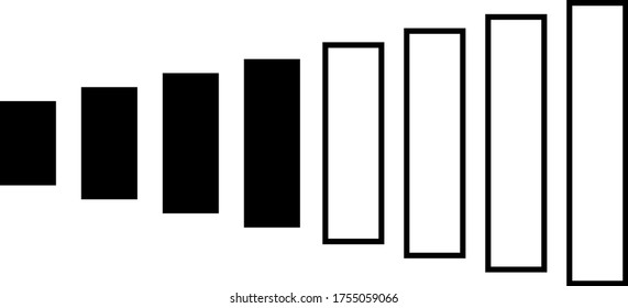 icono vectorial de contorno de volumen, sonido