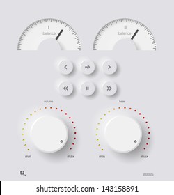 Volume panel, vector