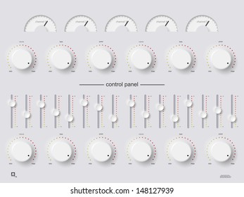 Volume panel, vector