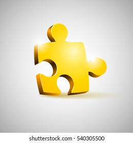 volume piece of puzzle yellow
