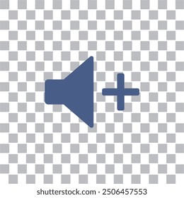 volume plus icon , audio icon